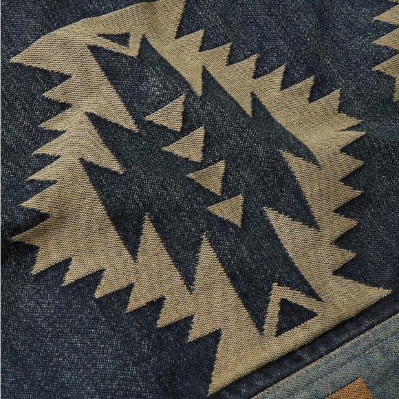 RRL Corduroy Trim Jacquard Denim Jacket - Picture 5 of 7